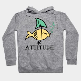 Attitude Shirt | Fish With an Attitude as Shark Hoodie